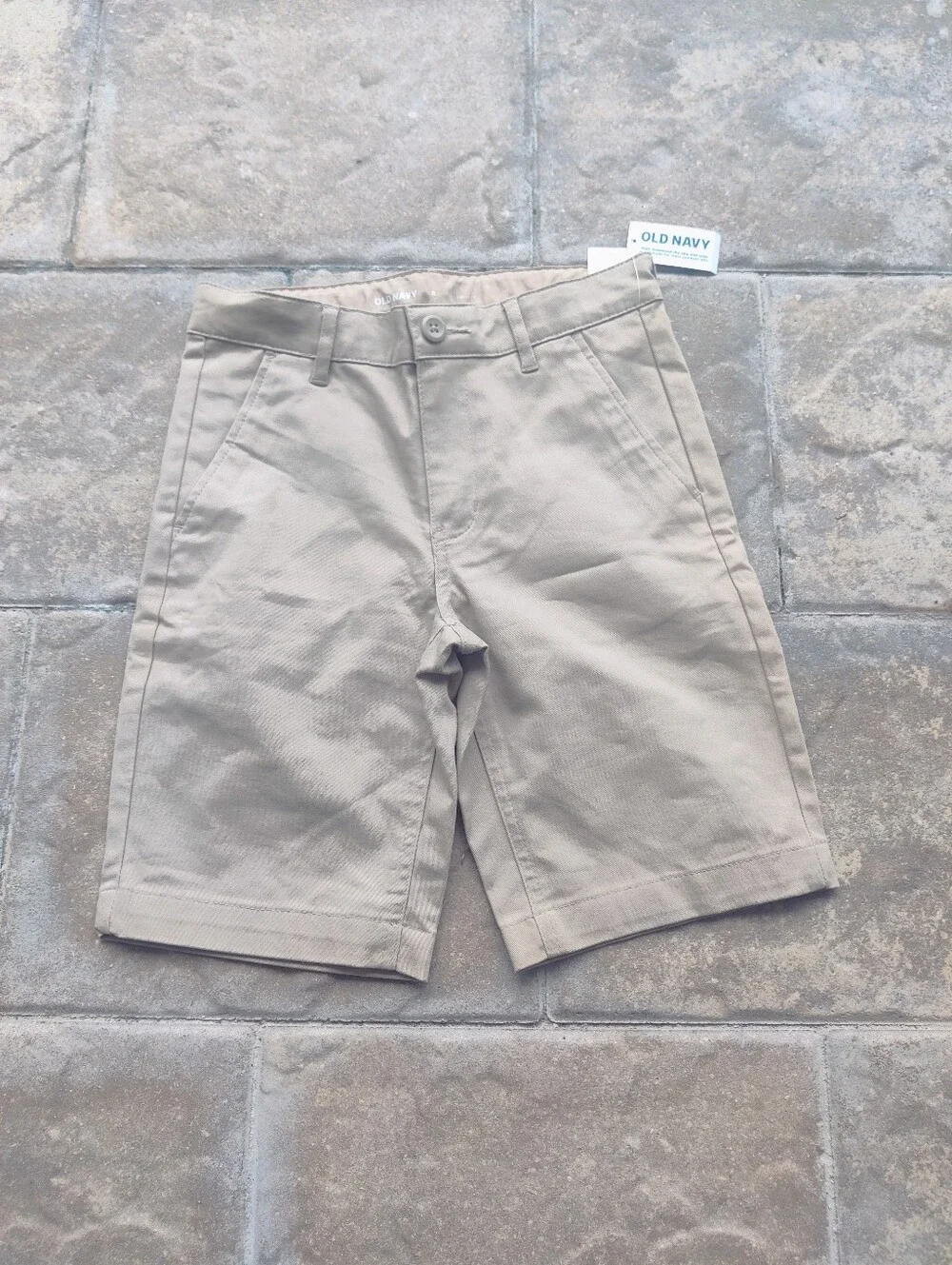 NWT Old Navy Boys Size 8 Flat-Front Chino Uniform Shorts